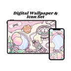 Soft Love Digital Wallpaper + Icon Set
