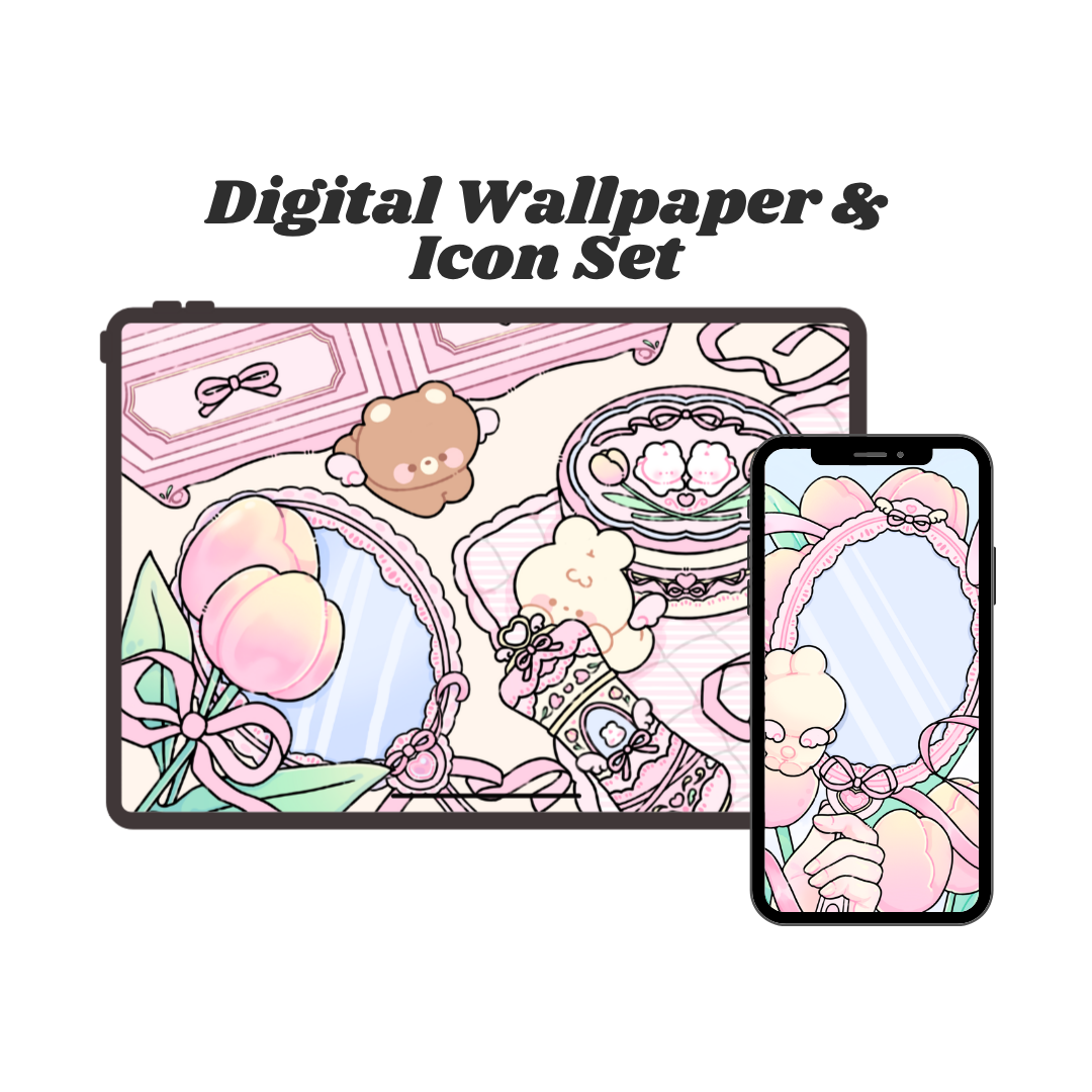 Soft Love Digital Wallpaper + Icon Set