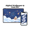 Wish Upon a Star Digital Wallpaper + Icon Set