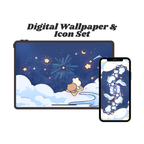 Wish Upon a Star Digital Wallpaper + Icon Set