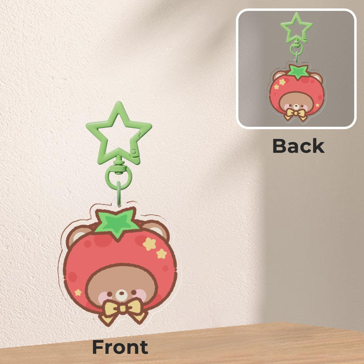 Tomato Bear Charm