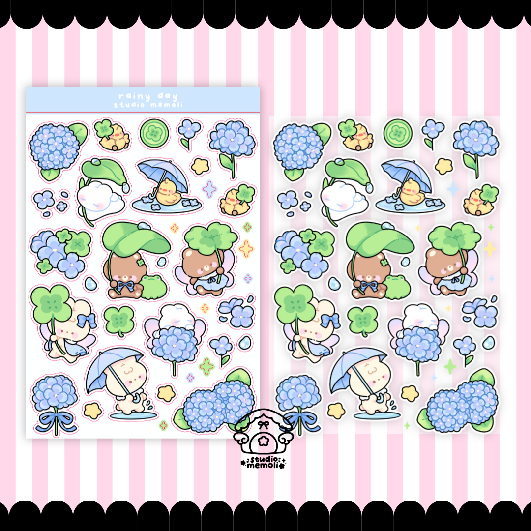 Rainy Day Sticker Sheet