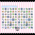 Rainy Day Icon Sticker Sheet