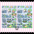 Rainy Day Square Scenes Sticker Sheet