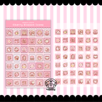 cherry blossom mini icon sticker sheets
