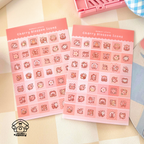 cherry blossom mini icon sticker sheets