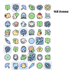 Rainy Day Digital Wallpaper + Icon Set