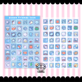 ocean friends mini icon sticker sheet