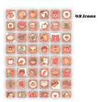 Autumn Cottage Fairy Digital Wallpaper + Icon Set