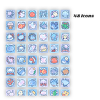 Ocean Friends Digital Wallpaper + Icon Set
