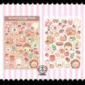 autumn cottage fairy sticker sheet