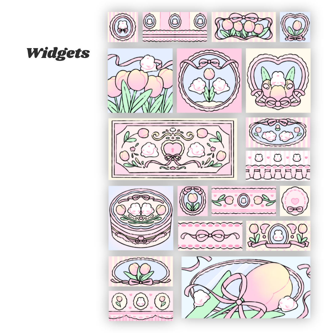 Soft Love Digital Wallpaper + Icon Set