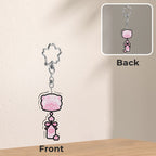Sakura Bear Wind Chime Keychain
