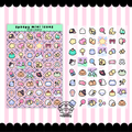 spoopy halloween mini icon sticker sheet