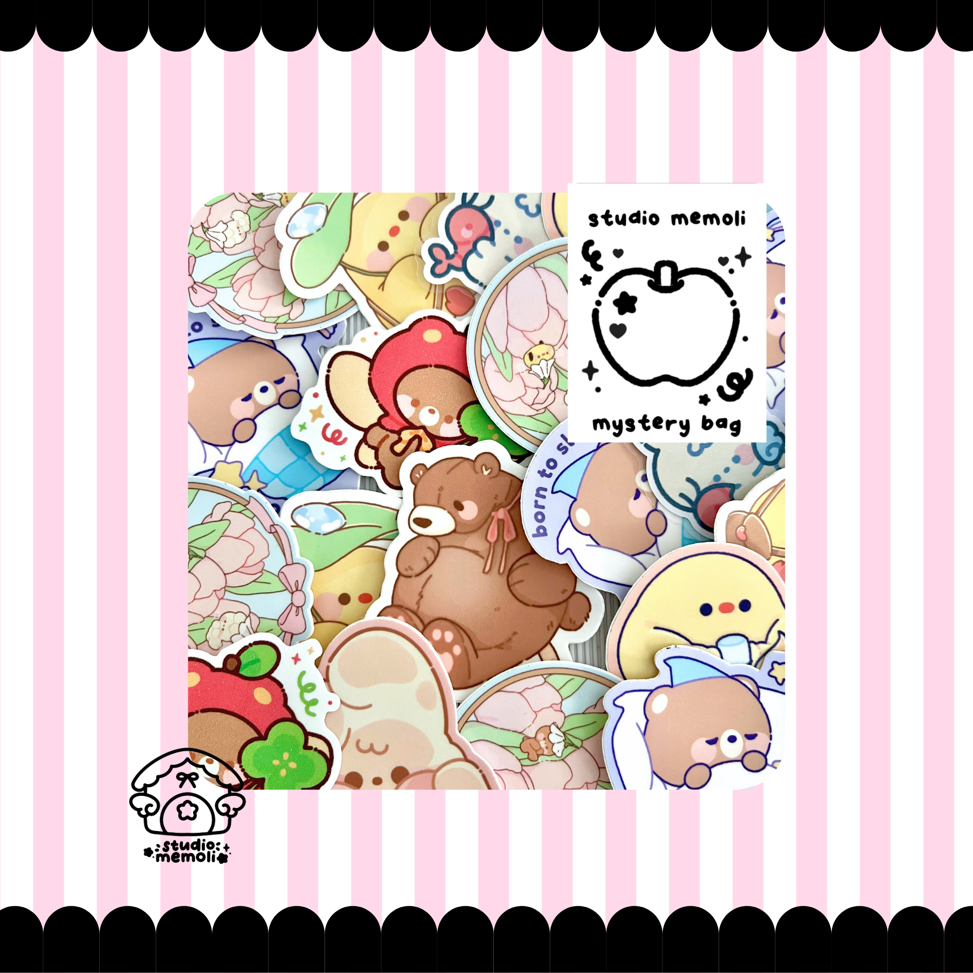 die cut sticker mystery bundle