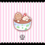 set of 4 christmas stickers