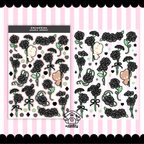 carnation sticker sheet