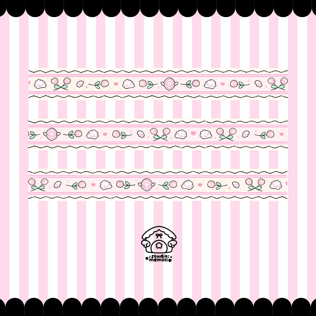 tulip bunny washi tape
