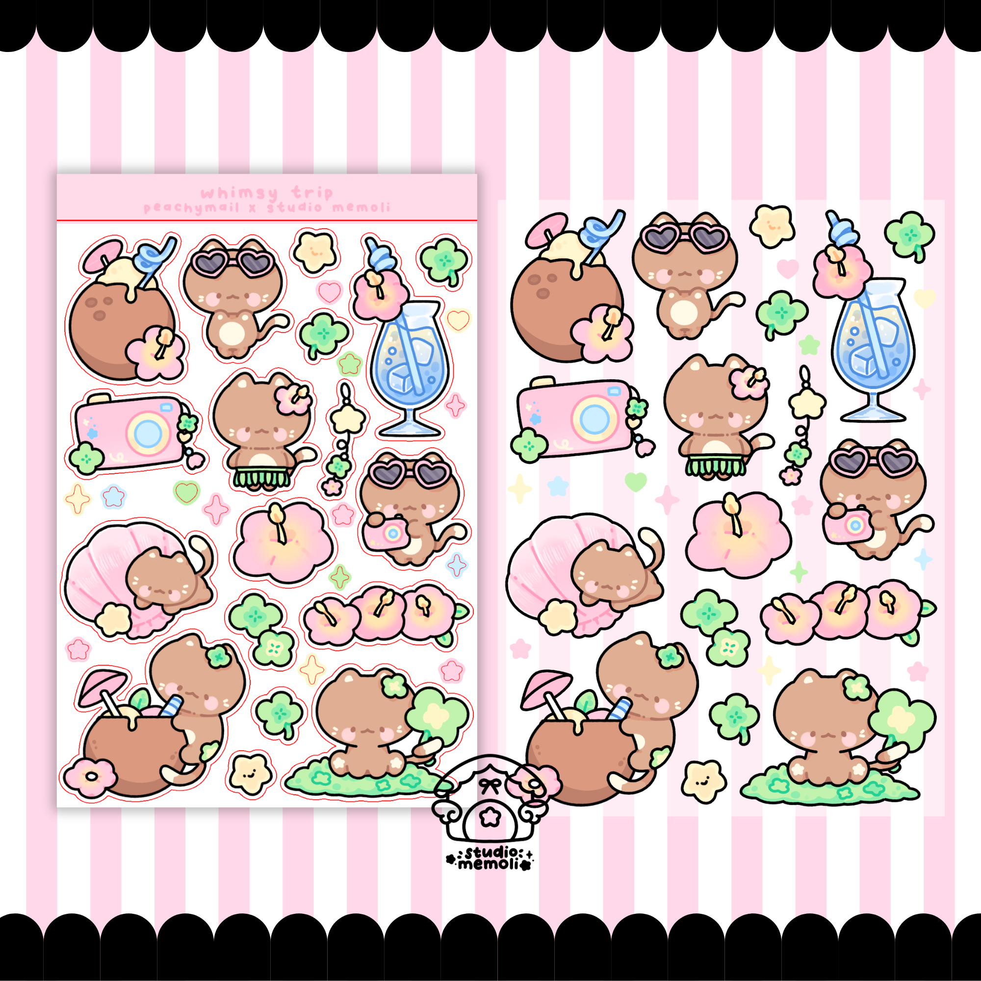 whimsy trip (peachymail rep sheet)