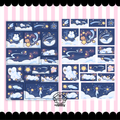 wish upon a star square scene sticker sheet