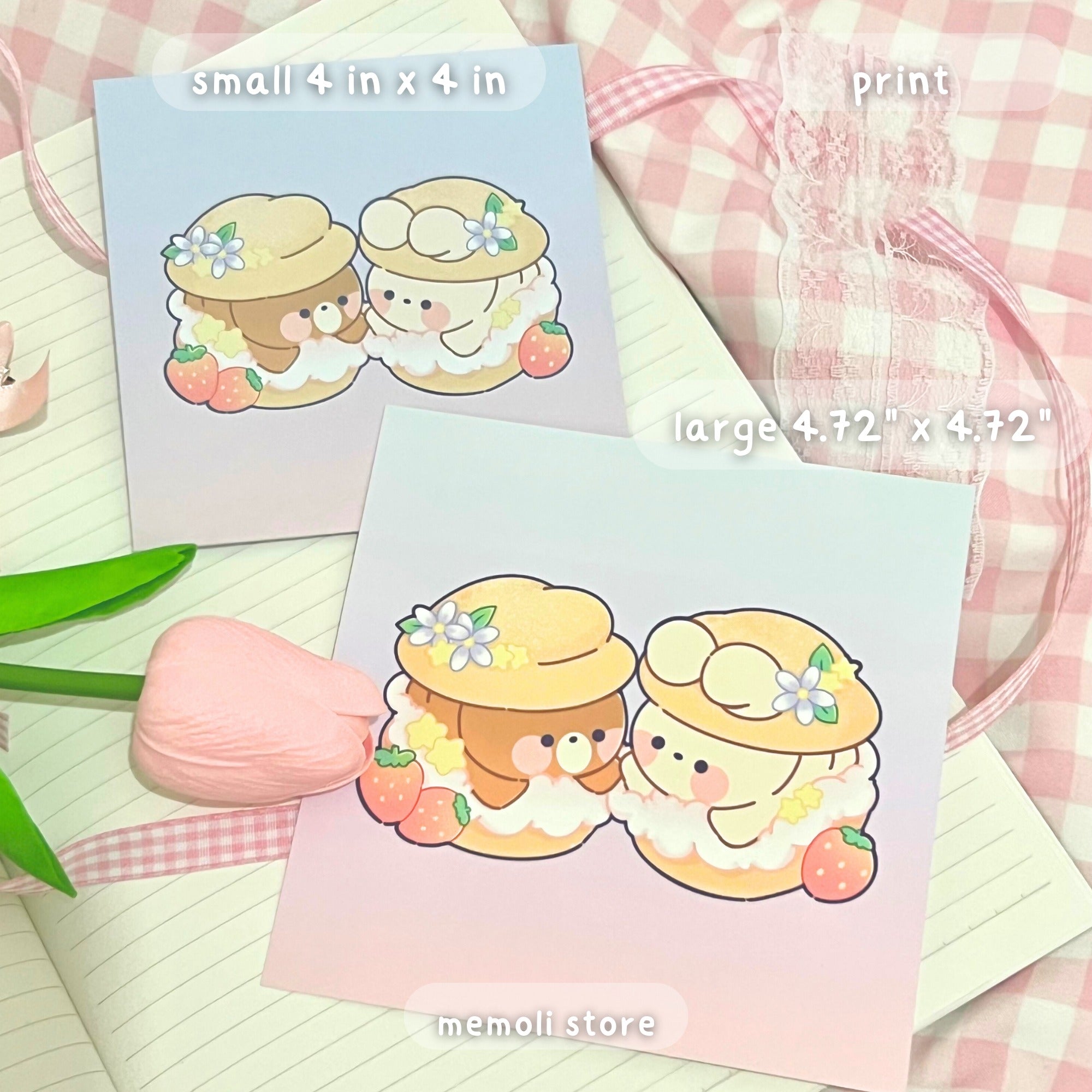 cream puff print