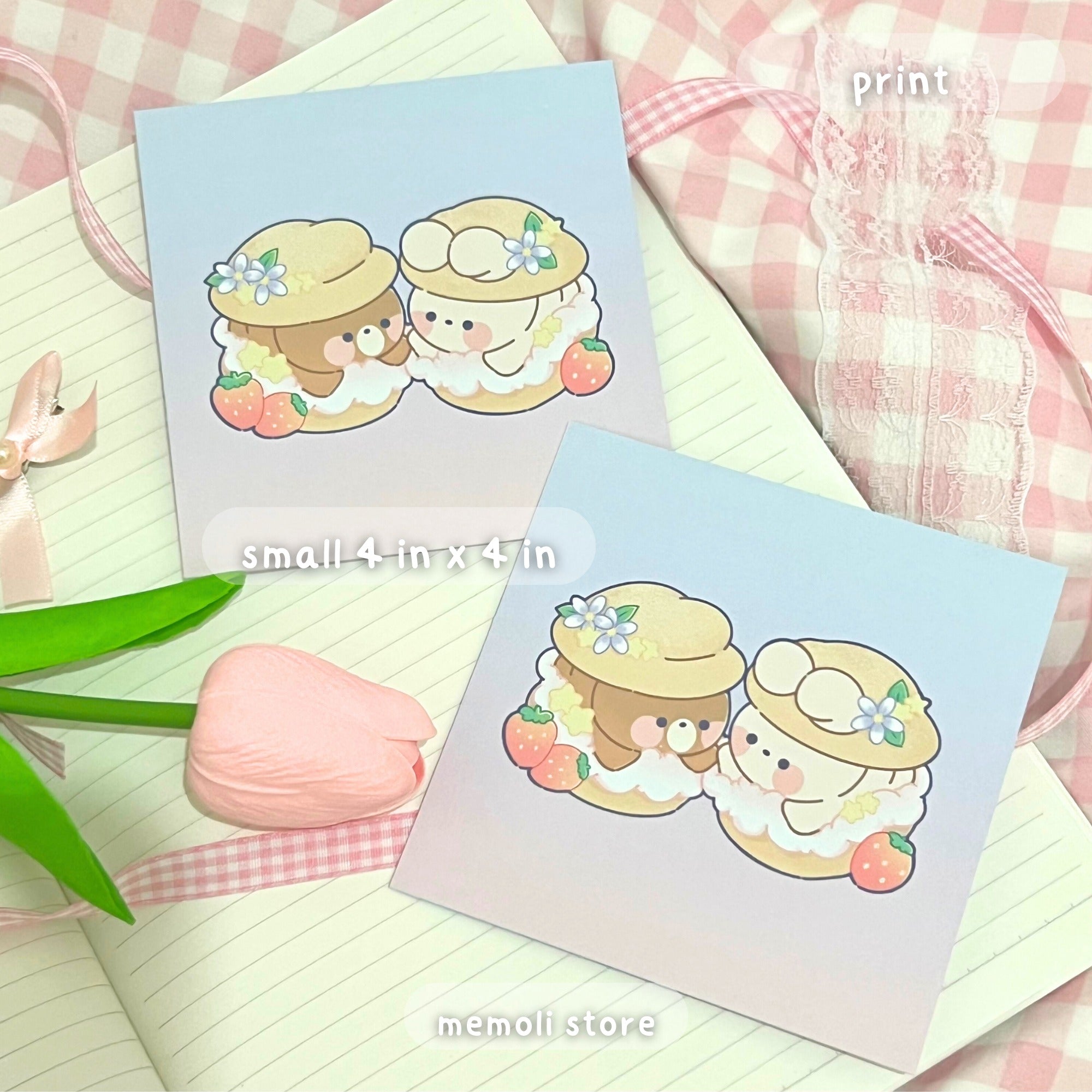 cream puff print