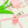 creme pink soda float charm