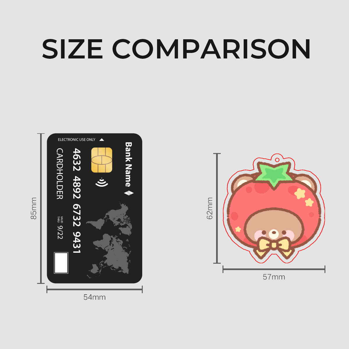 Tomato Bear Charm