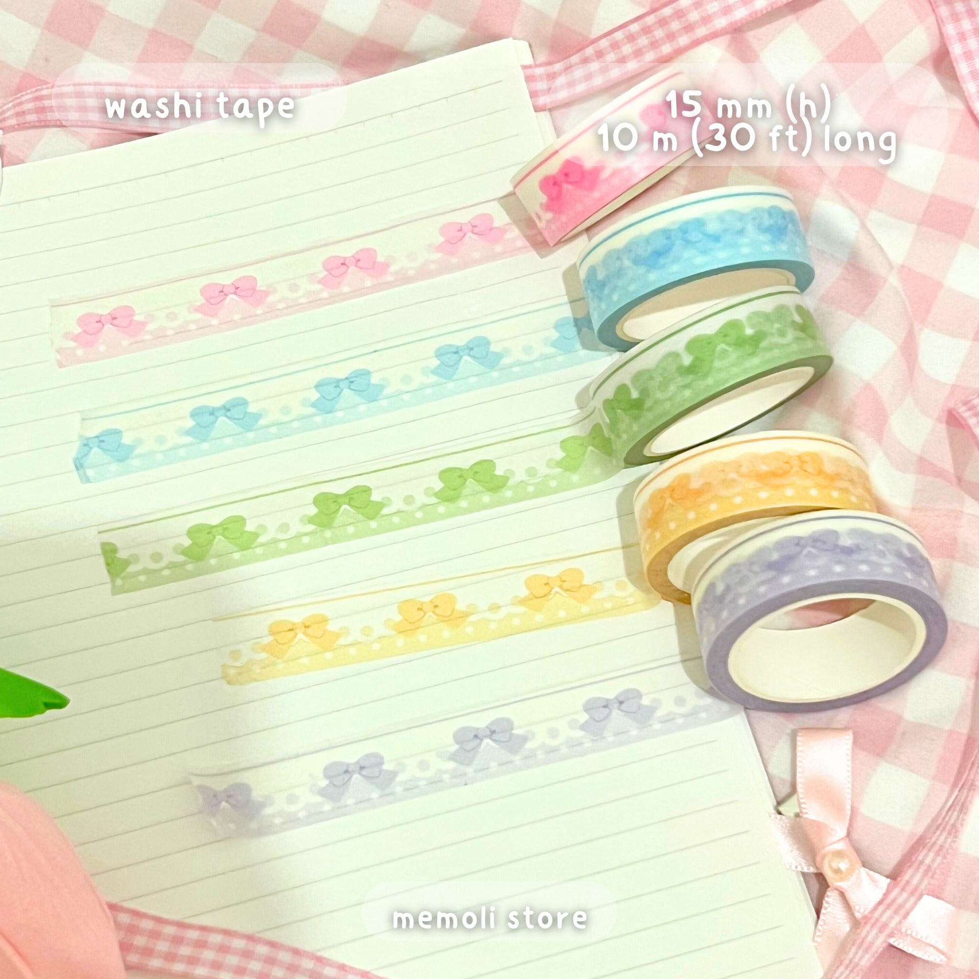Frills Washi Tape - Decorative Roll – studio memoli
