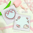 heart frame memo pads