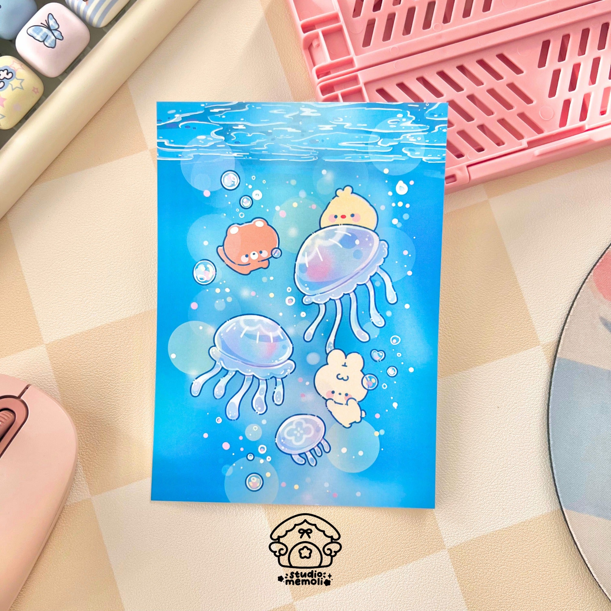 jellyfish dance print