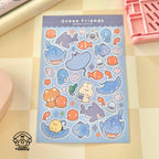 ocean friends sticker sheet