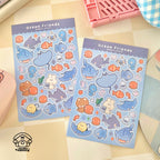 ocean friends sticker sheet