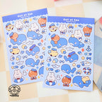 out at sea sticker sheet