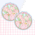 patchwork fairy sticker