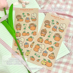 pumpkin bash (b-grade) sticker sheet