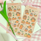 pumpkin bash (b-grade) sticker sheet