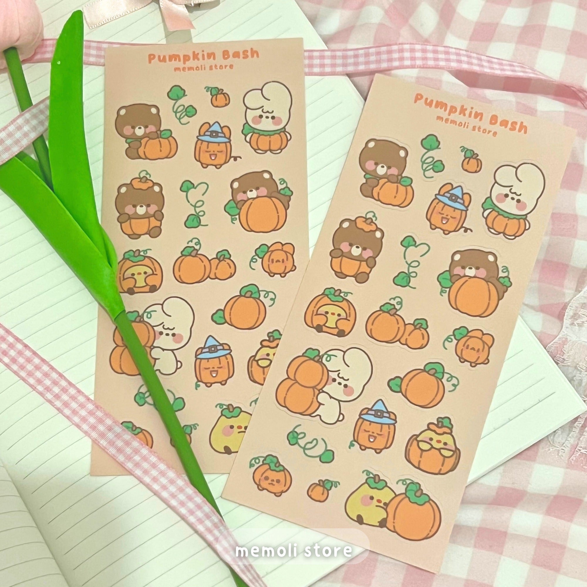 pumpkin bash (b-grade) sticker sheet