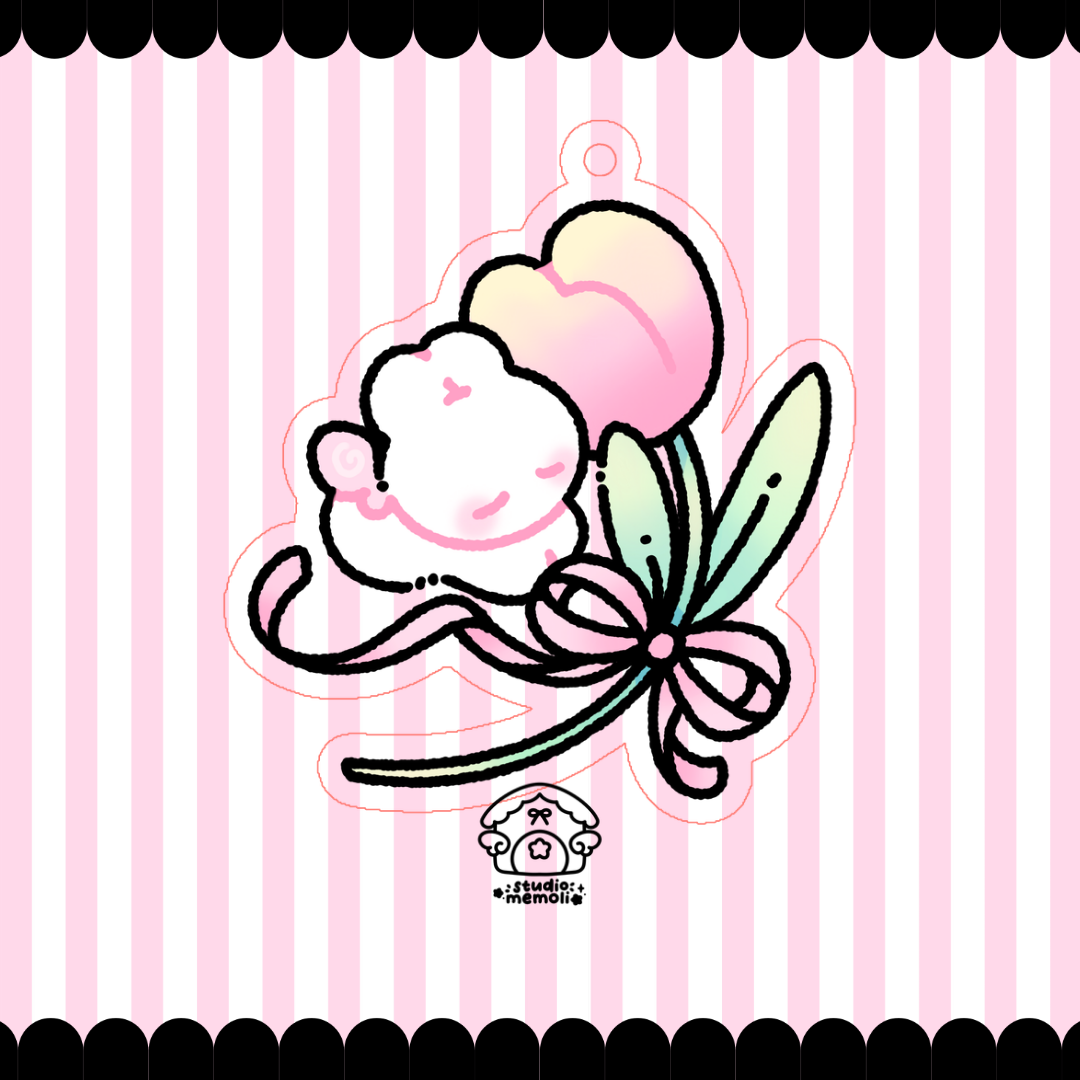 tulip bunny charm
