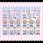 mermaid cove sticker sheet