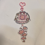 sakura wind chime charm