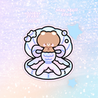 mermaid hideaway sticker