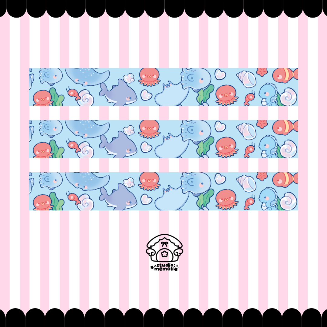 ocean friends washi tape