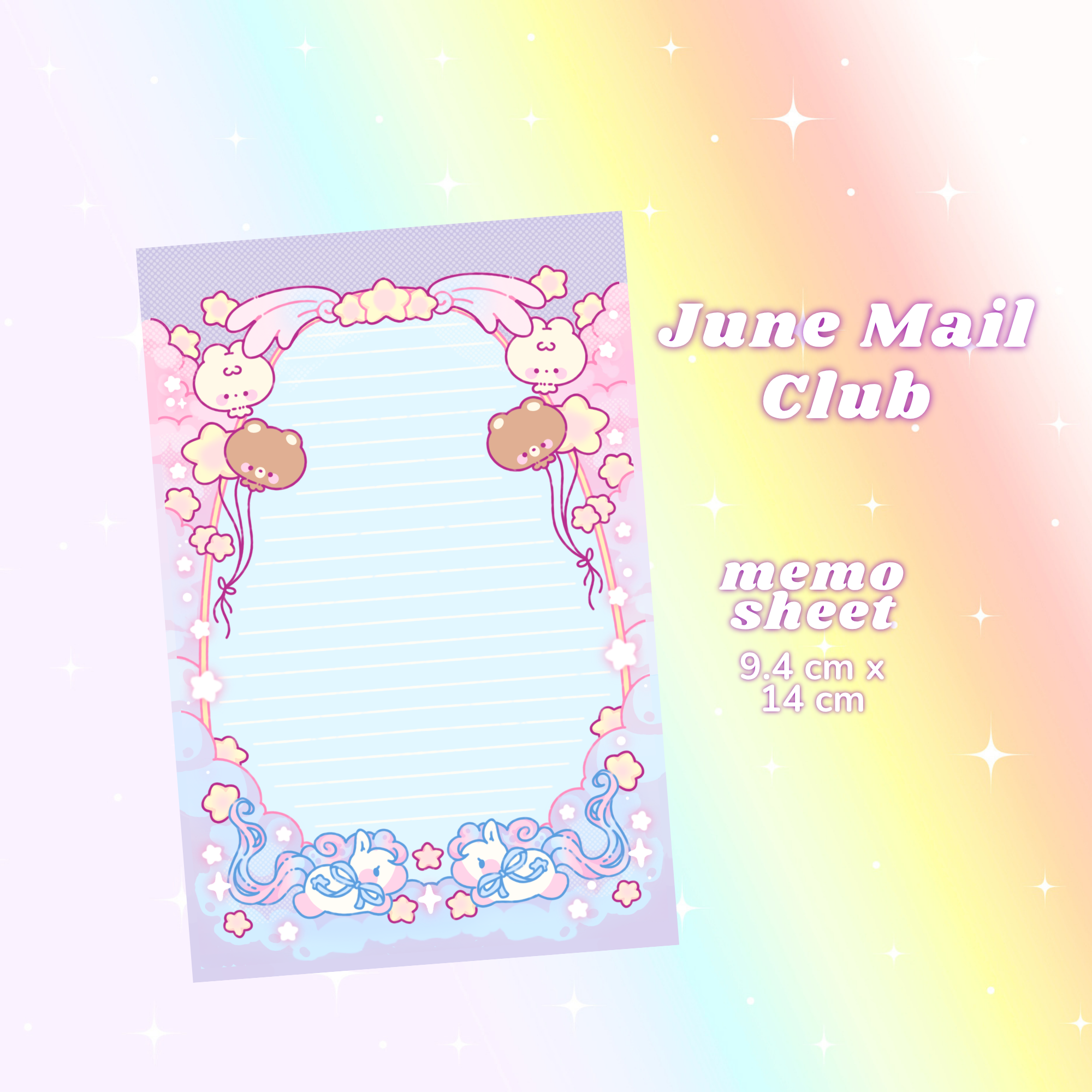 dreamy unicorn mail