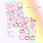 dreamy unicorn sticker sheet