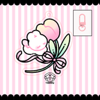 tulip bunny charm