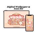 Beary Bakery Digital Wallpaper + Icon Set