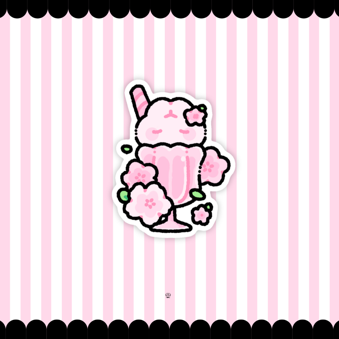bunny parfait sticker