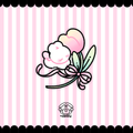 Tulip bunny sticker
