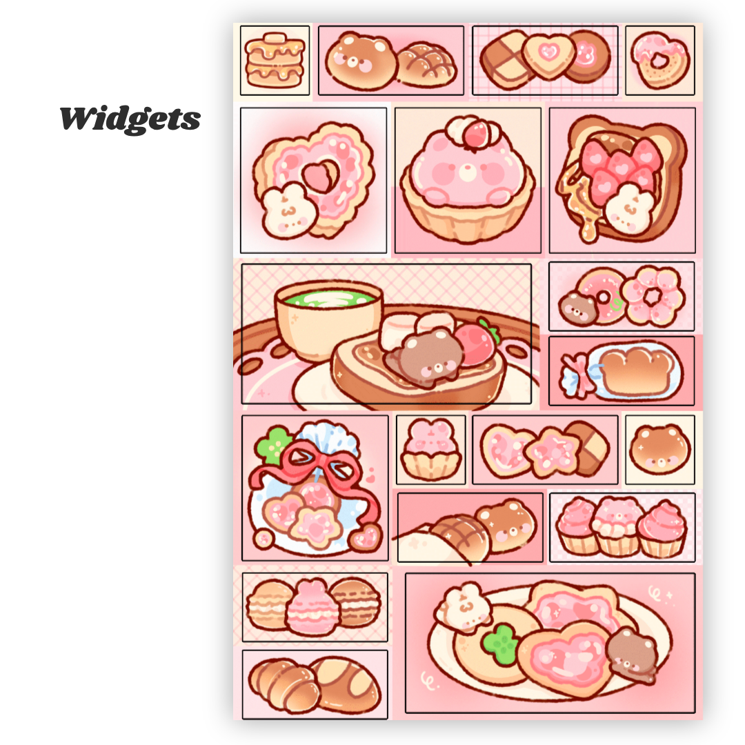 Beary Bakery Digital Wallpaper + Icon Set